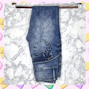 Almost Famous Skinny Jeans Juniors Size 3 Light Wash Acid Wash Denim